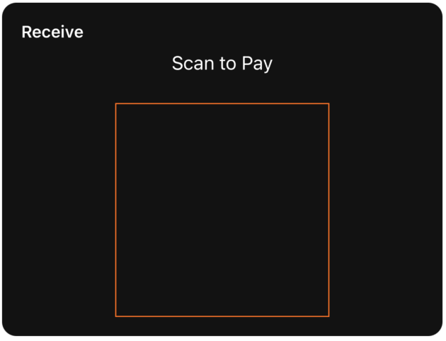 QR Code - dark theme